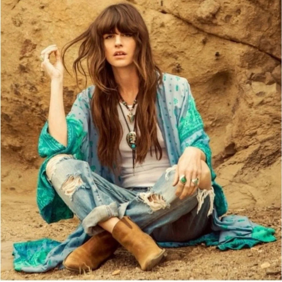 Spell & The Gypsy Spell Original Drop Desert Wanderer Kimono Robe OS - Picture 14 of 17